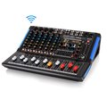 Pyle 8-Channel Bluetooth Studio Mixer PMXU88BT